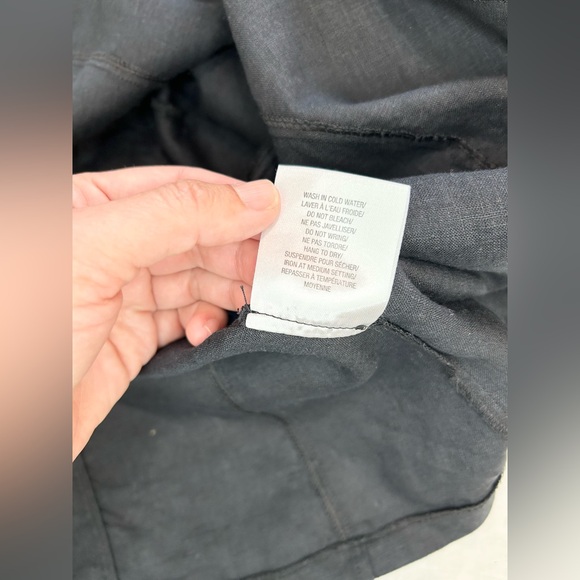 Jane & John Black 100% Linen Jacket, size Small - Picture 7 of 10